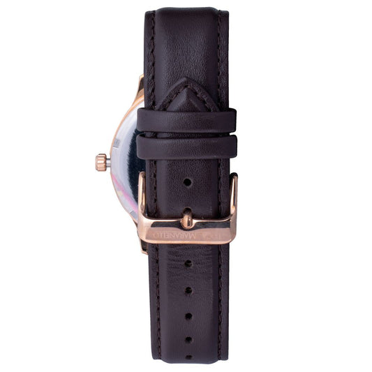 Luca Maranello Armbanduhr aus braunem Leder