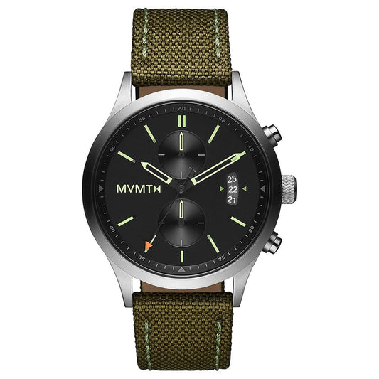 MVMT Grüne Stoffarmbanduhr
