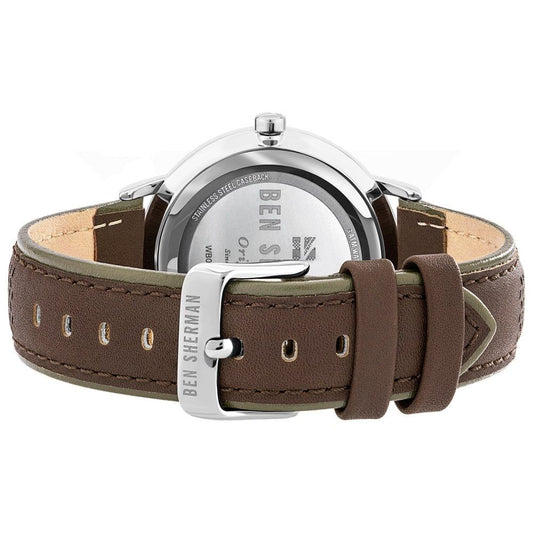 Ben Sherman – Braune Lederuhr