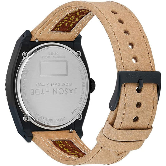 Jason Hyde Armbanduhr aus braunem Papier