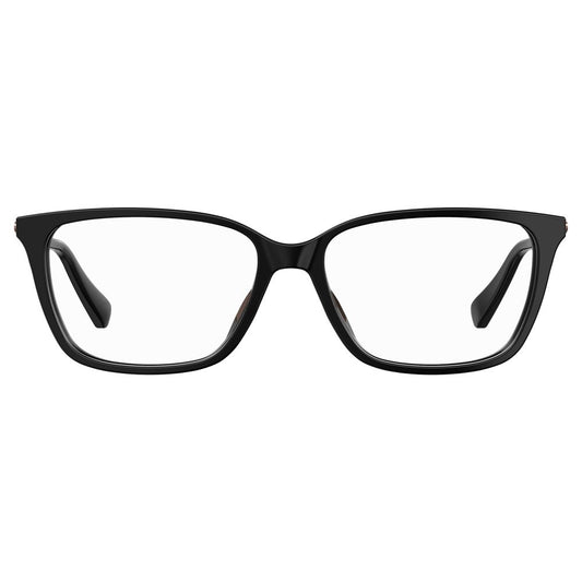 Love Moschino Schwarze Acetat-Brille (Gestell)
