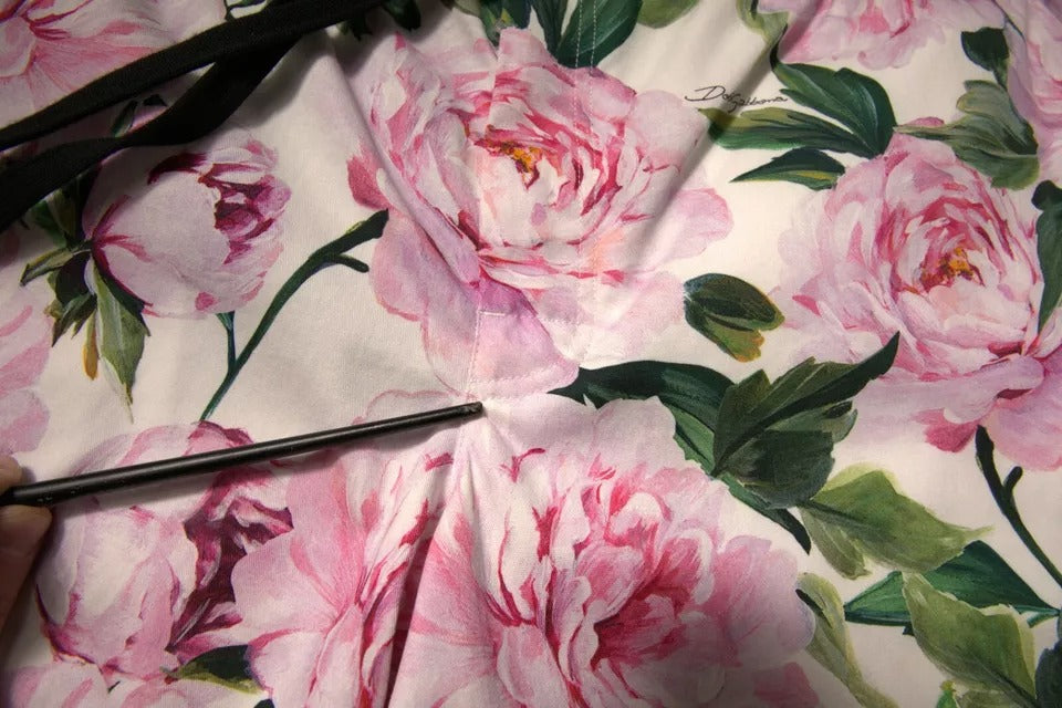 Dolce & Gabbana – Bermudashorts aus Baumwolle mit mehrfarbigem Blumenmuster für Herren