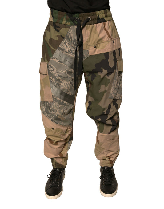 Dolce & Gabbana – Jogginghose mit mehrfarbiger Camouflage-Optik