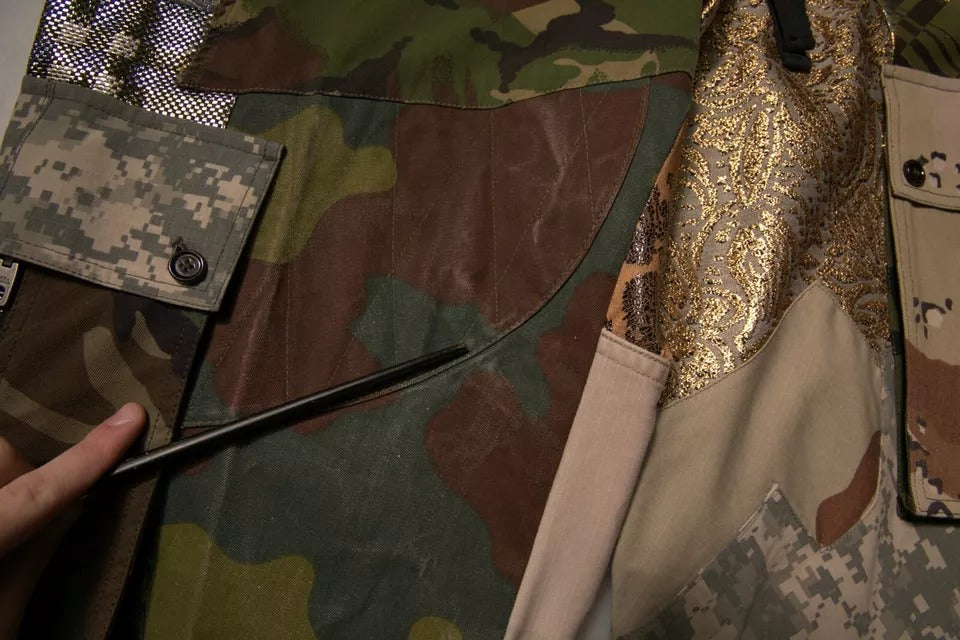 Dolce & Gabbana Mehrfarbige Patchwork-Jogginghose für Herren