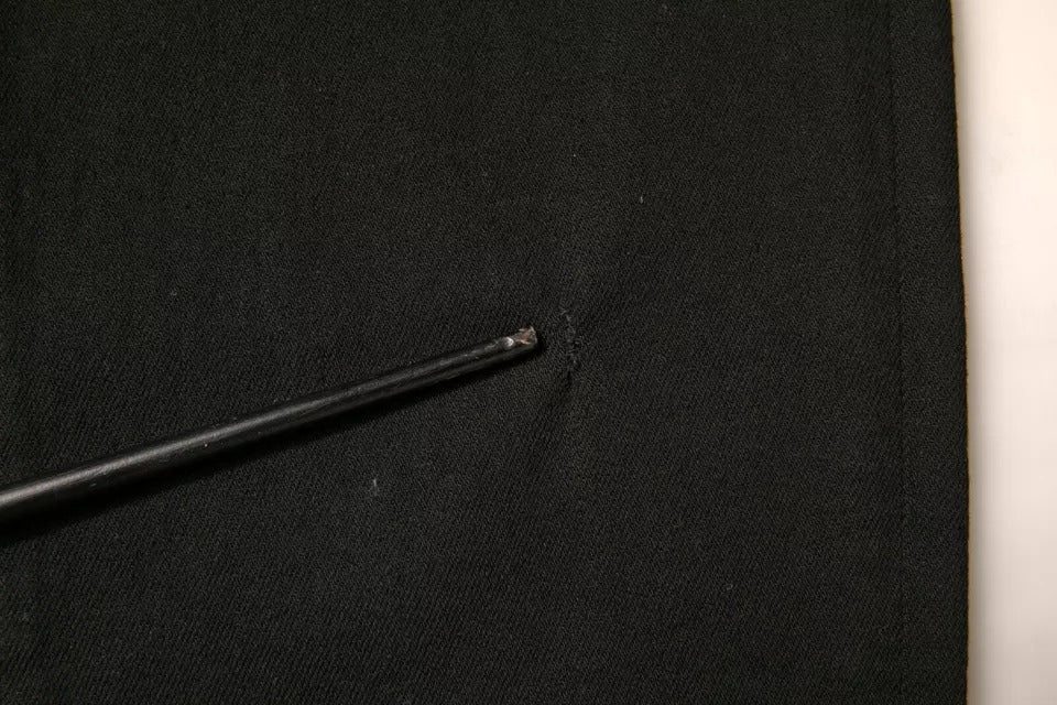 Dolce & Gabbana – Schwarze Skinny-Jeans aus Baumwollstretch mit Logo