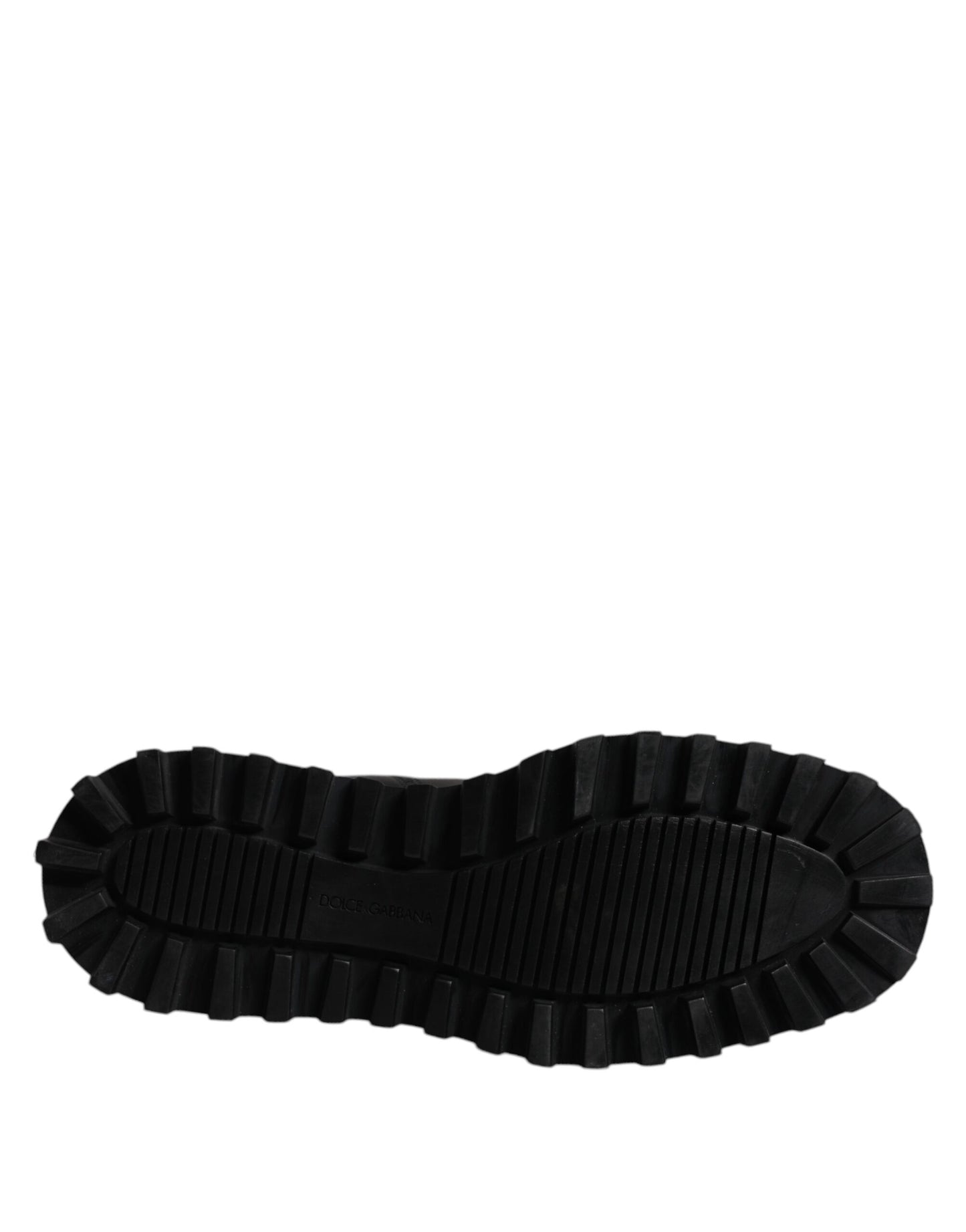 Dolce & Gabbana – Schwarze Chelsea-Stiefel aus Leder zum Hineinschlüpfen