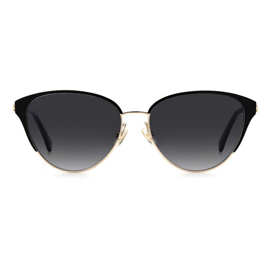 Kate Spade – Schwarze Metallsonnenbrille