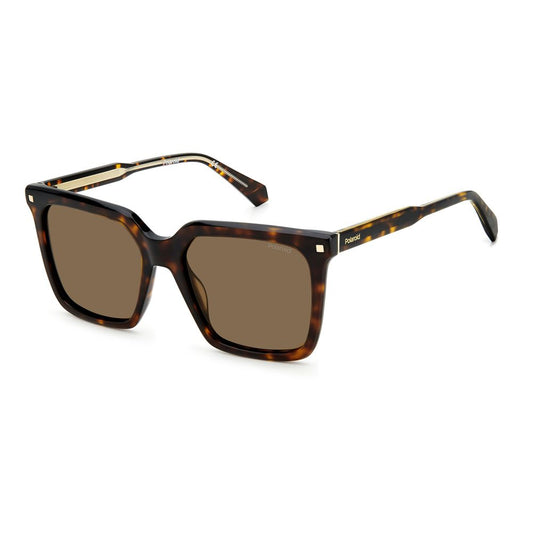 Polaroid – Braune Acetat-Sonnenbrille