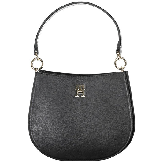 Tommy Hilfiger – Schwarze Polyester-Handtasche für Damen