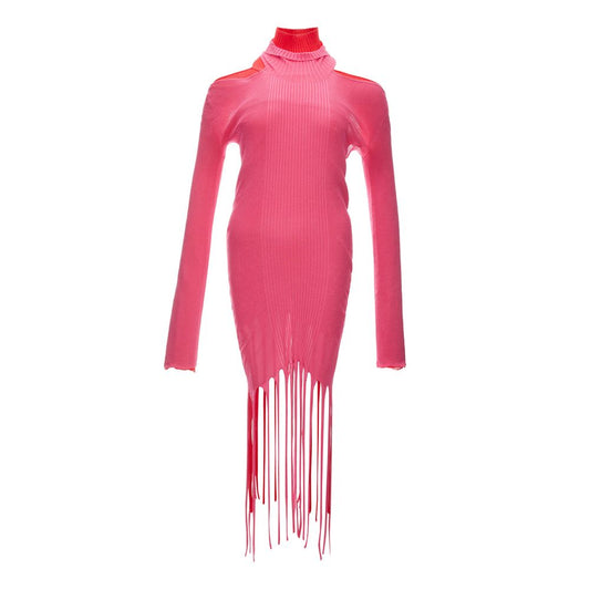 Bottega Veneta Rosa Baumwoll-Freizeitkleid