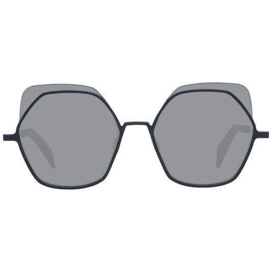 Yohji Yamamoto Black Metal & Plastic Sunglasses