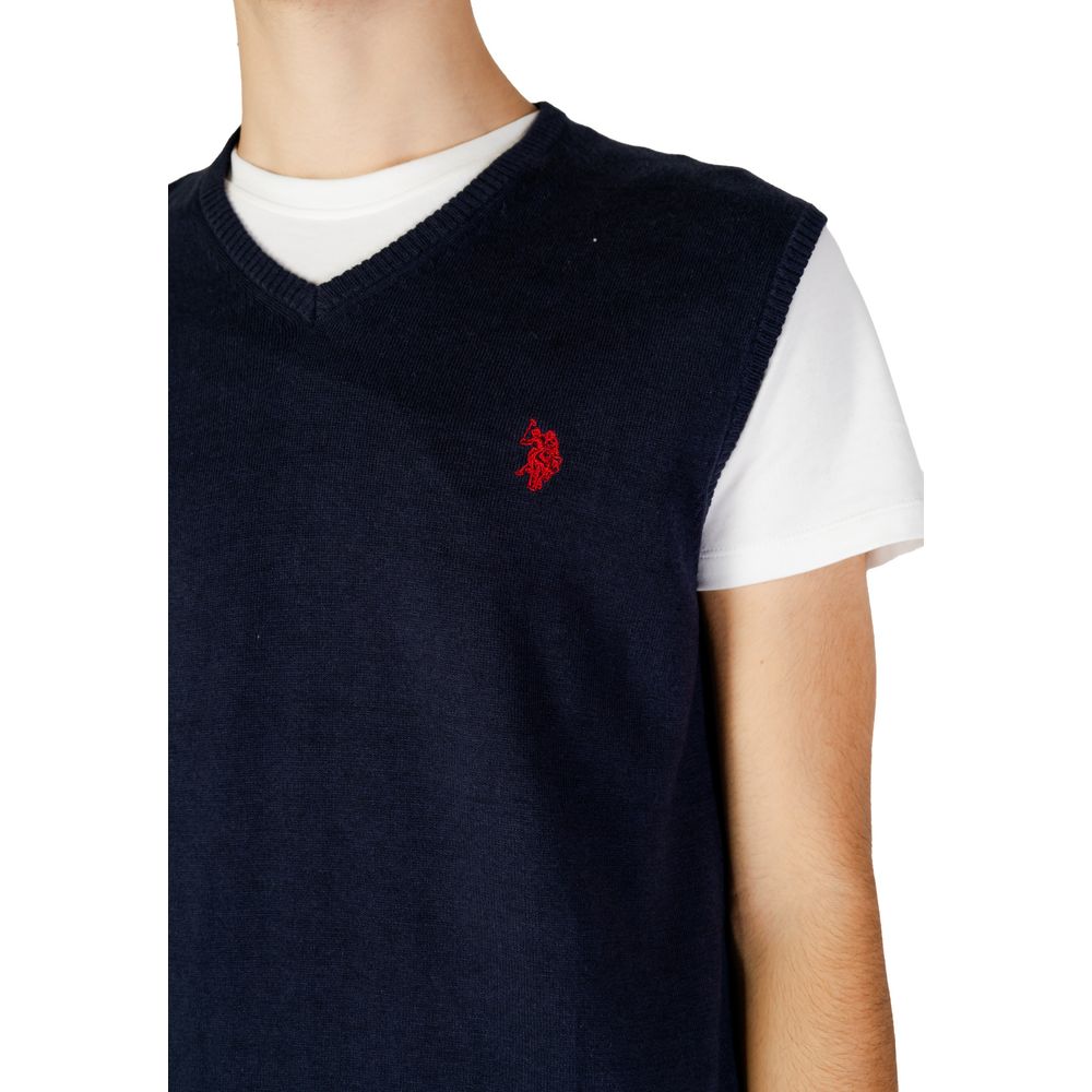 US POLO ASSN. Blaue Baumwollweste