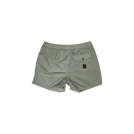 Refrigiwear Grüne Nylon-Badeshorts