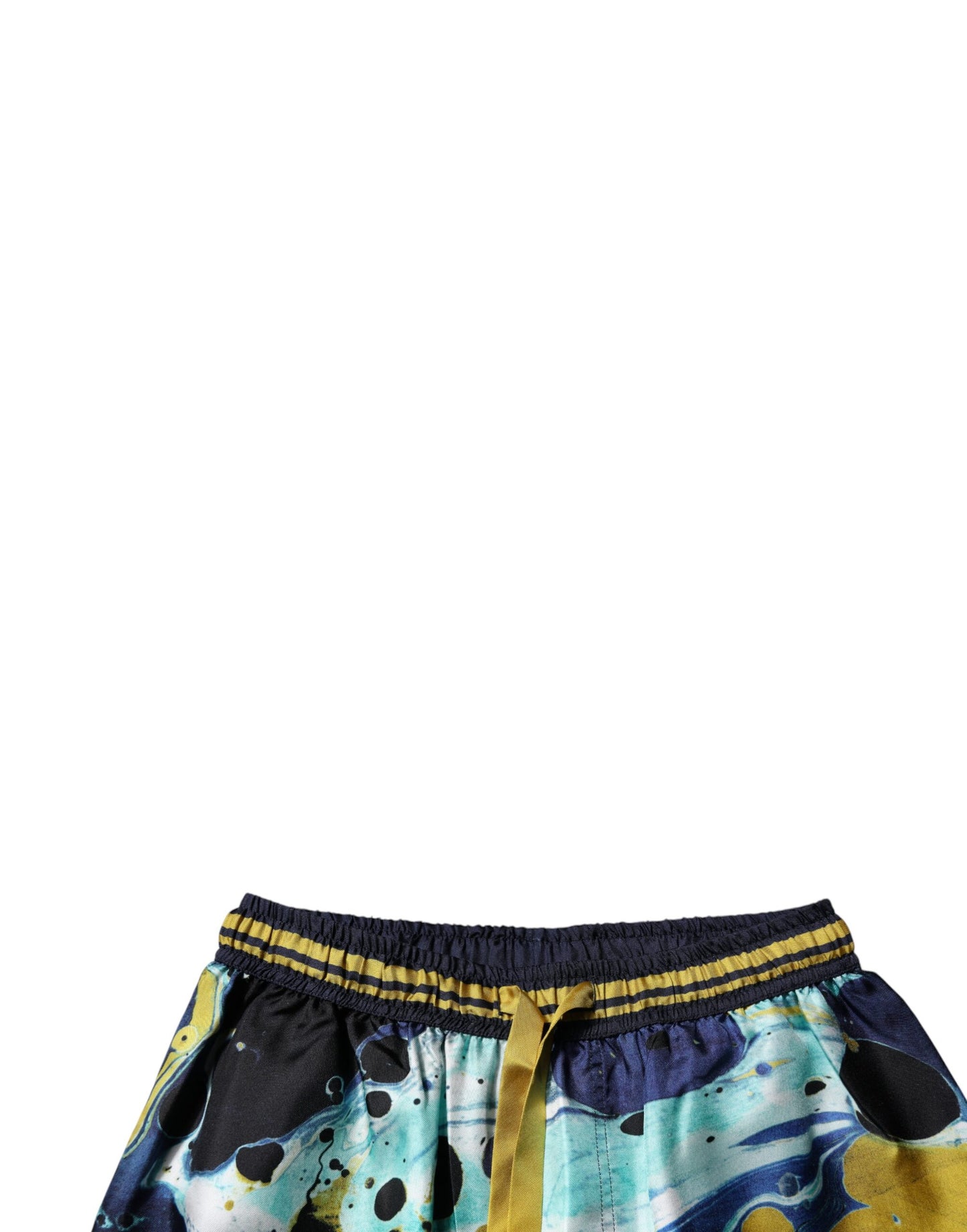 Dolce & Gabbana – Jogginghose mit mehrfarbigem Marmor-Print