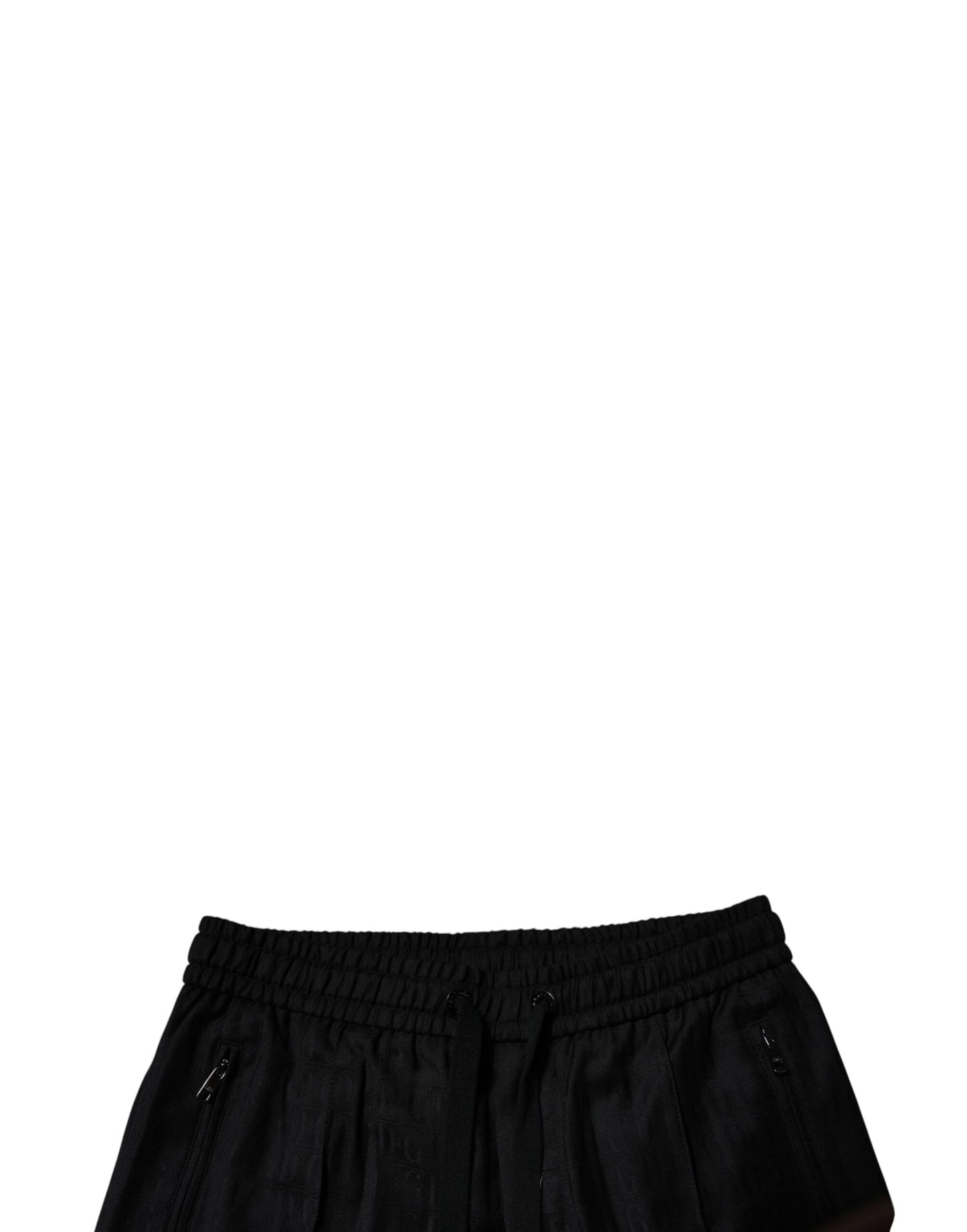 Dolce & Gabbana – Schwarze Jogginghose aus Wolle