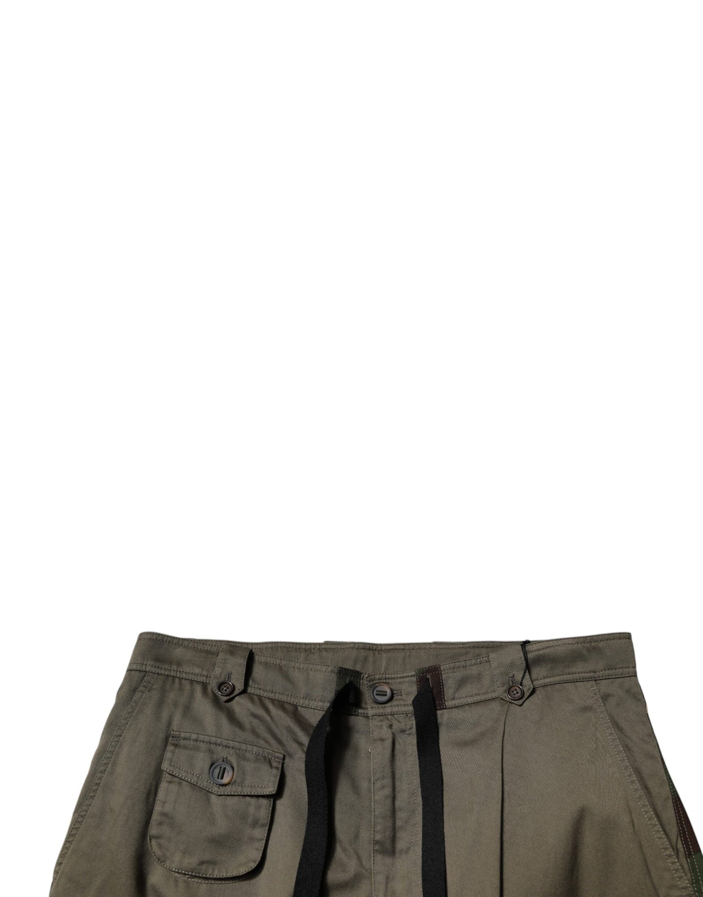 Dolce & Gabbana – Mehrfarbige Cargohose mit Patchwork-Camouflage