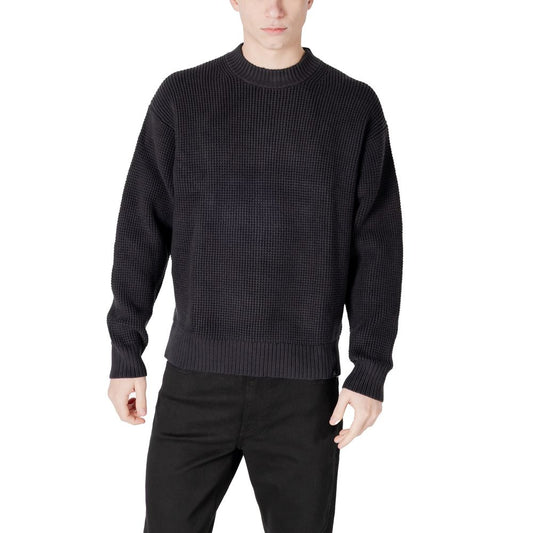 Calvin Klein Jeans – Schwarzer Pullover aus Bio-Baumwolle