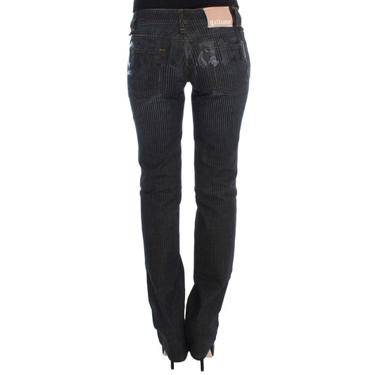 John Galliano Jeans und Hose aus blauer Baumwolle