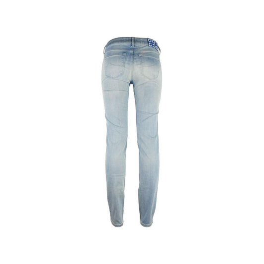 Jacob Cohen Blaue Skinny-Jeans aus Baumwolle