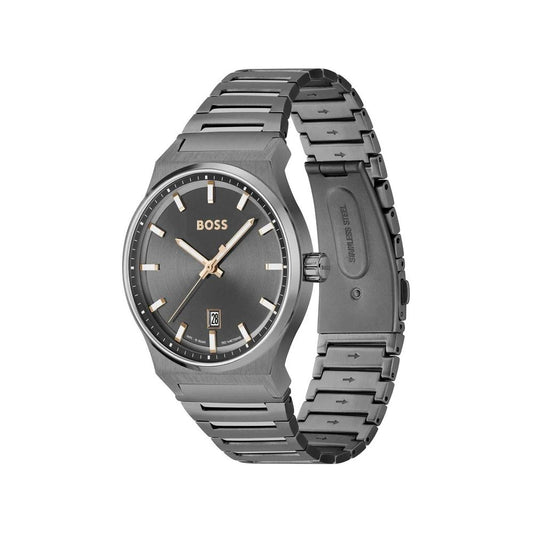 Hugo Boss – Graue Edelstahluhr