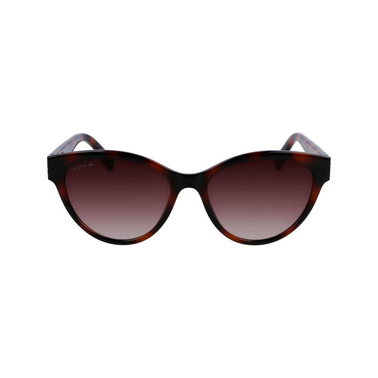 Lacoste – Braune Sonnenbrille mit Spritzguss