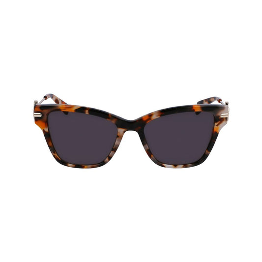 Longchamp – Braune Acetat-Sonnenbrille