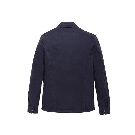 Refrigiwear Blue Cotton Men's Jacket
