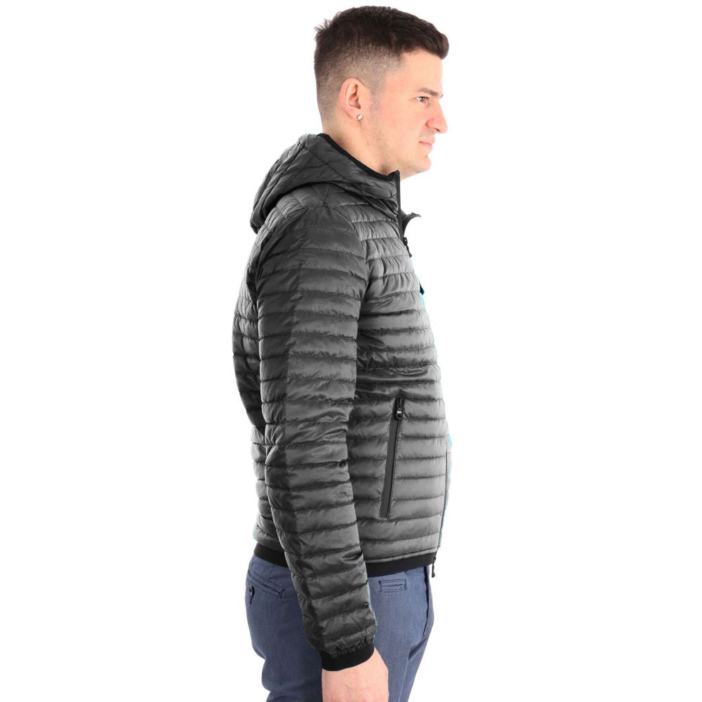 Refrigiwear Graue Nylon-Herrenjacke