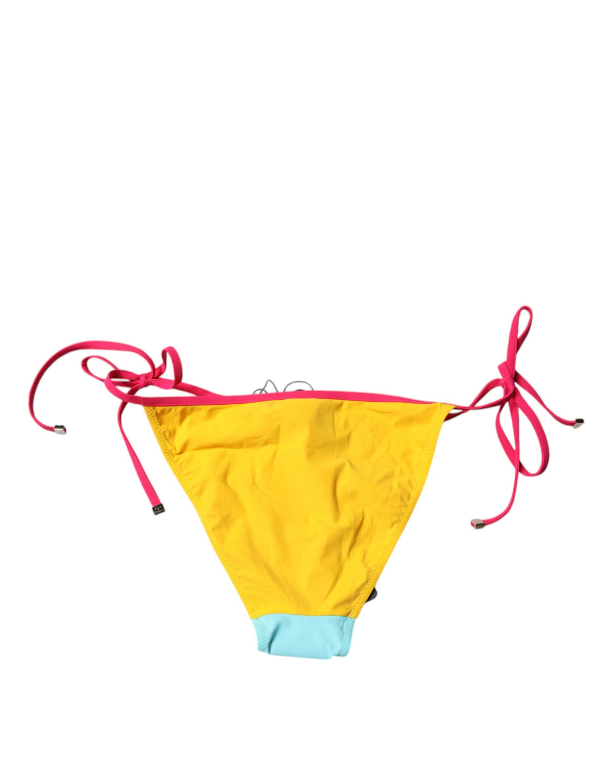 Dolce & Gabbana Mehrfarbiger Badeanzug mit Logo, Bikinihose, Bademode