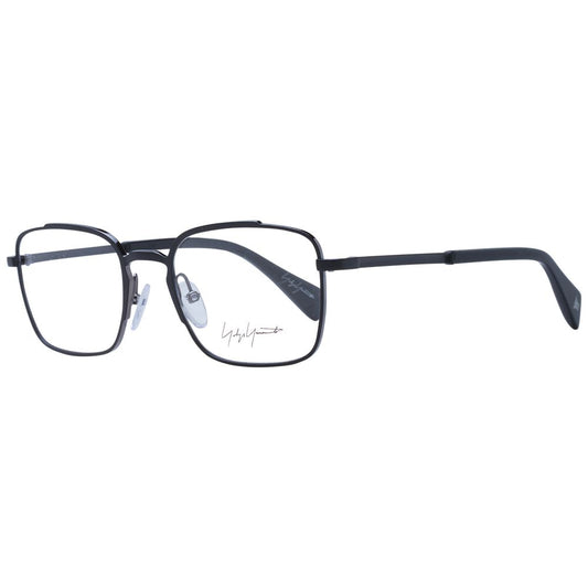 Yohji Yamamoto Schwarze Herren-Brillenfassung