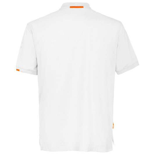 Suns White Cotton Polo Shirt