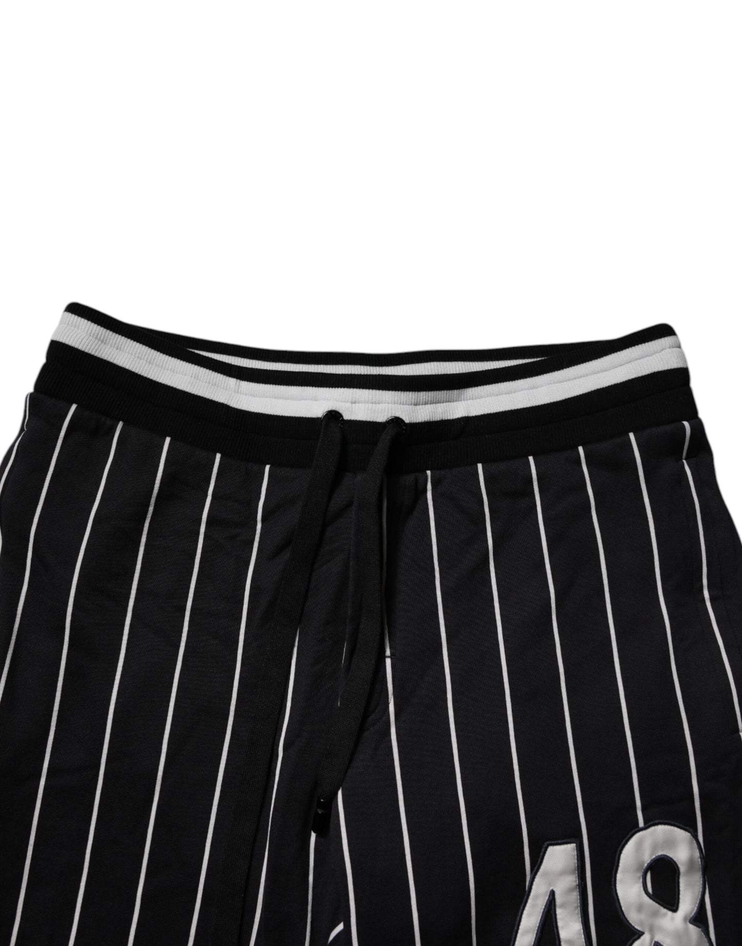 Dolce & Gabbana – Jogginghose mit schwarzen und weißen Streifen