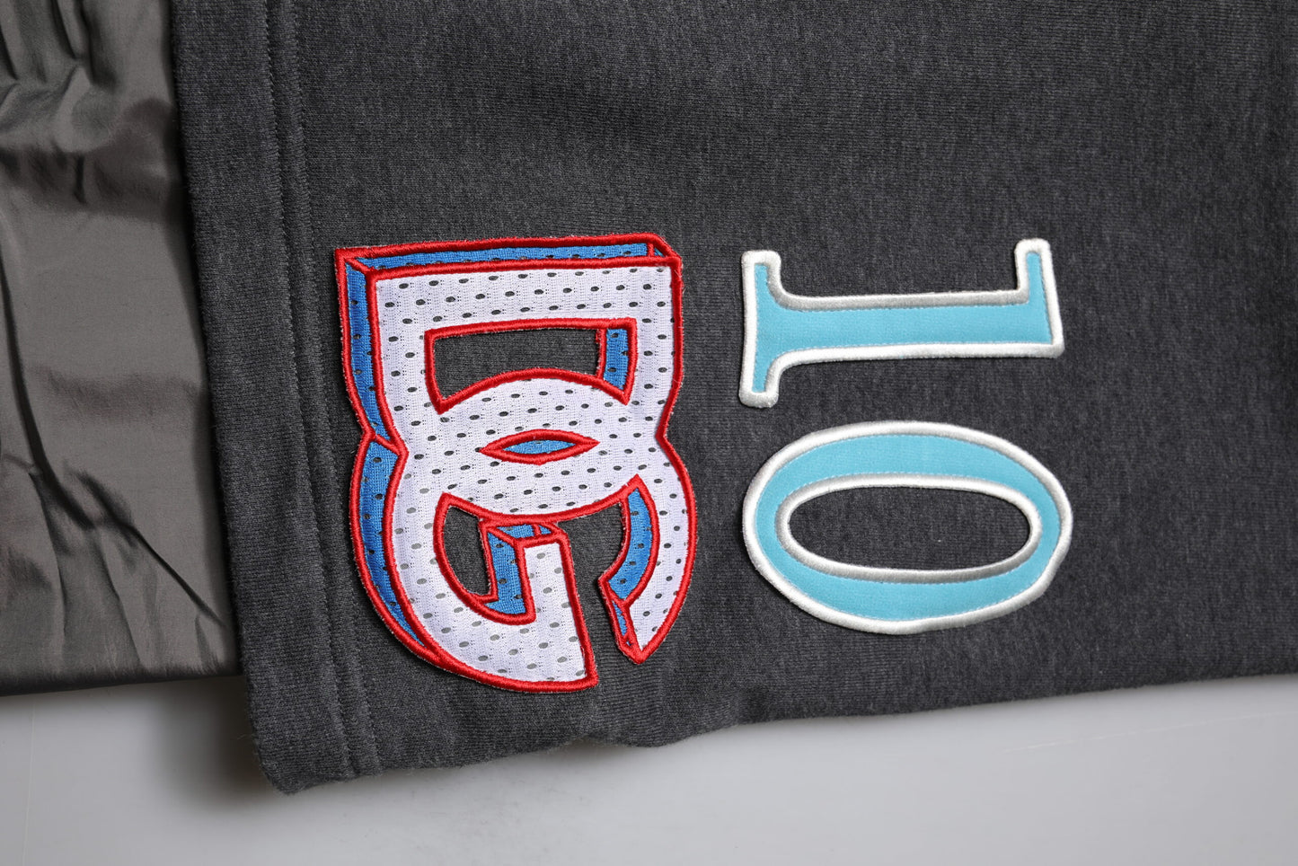 Dolce & Gabbana Dunkelgraue, gerade geschnittene Jogginghose aus Baumwolle