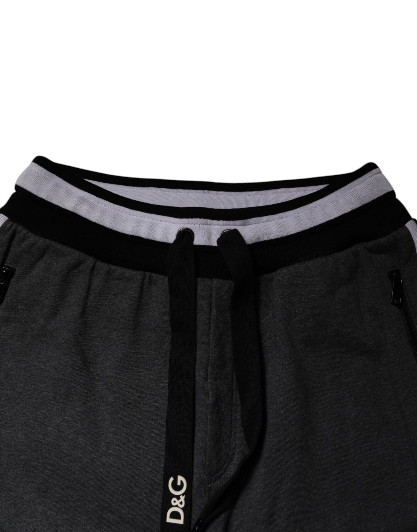 Dolce & Gabbana Herren Jogginghose aus Baumwolle in Schwarz und Grau