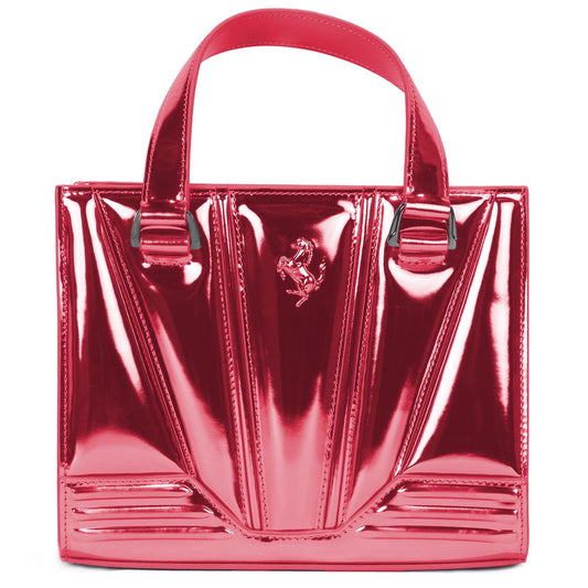 Ferrari Handtasche aus fuchsiafarbenem Leder