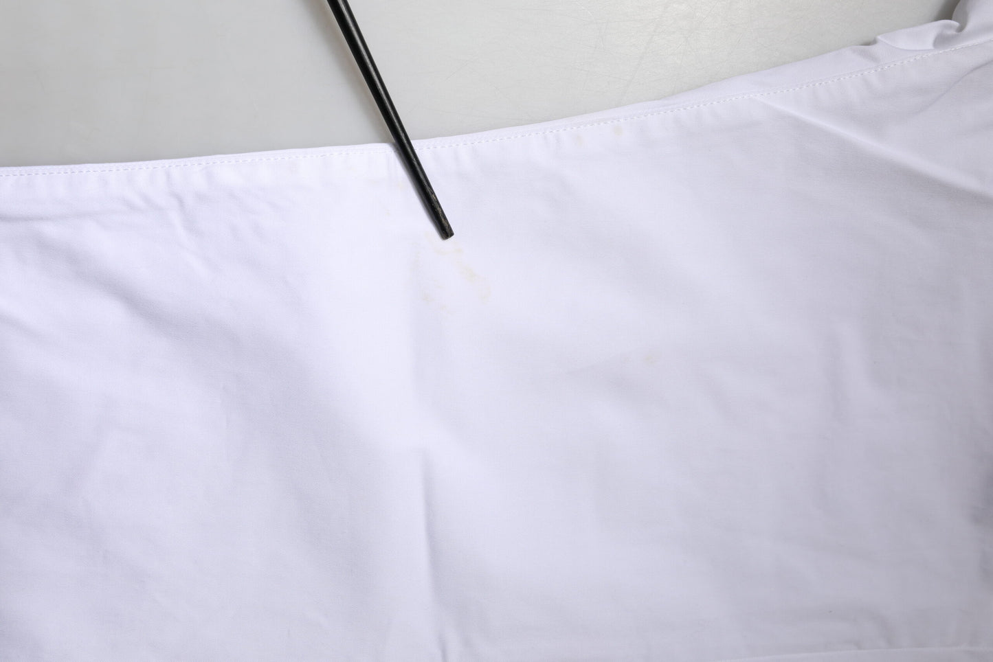 Dolce & Gabbana – Enge, formelle Hose aus weißem Baumwollstretch