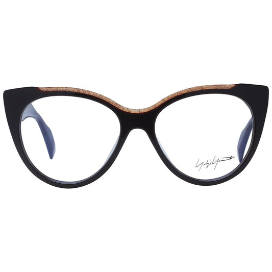 Yohji Yamamoto Braune Damen-Brillenfassung