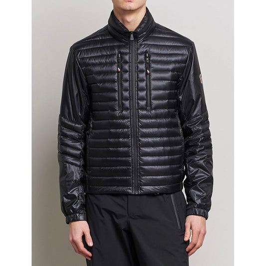 Moncler Schwarze Polyamid-Männerjacke