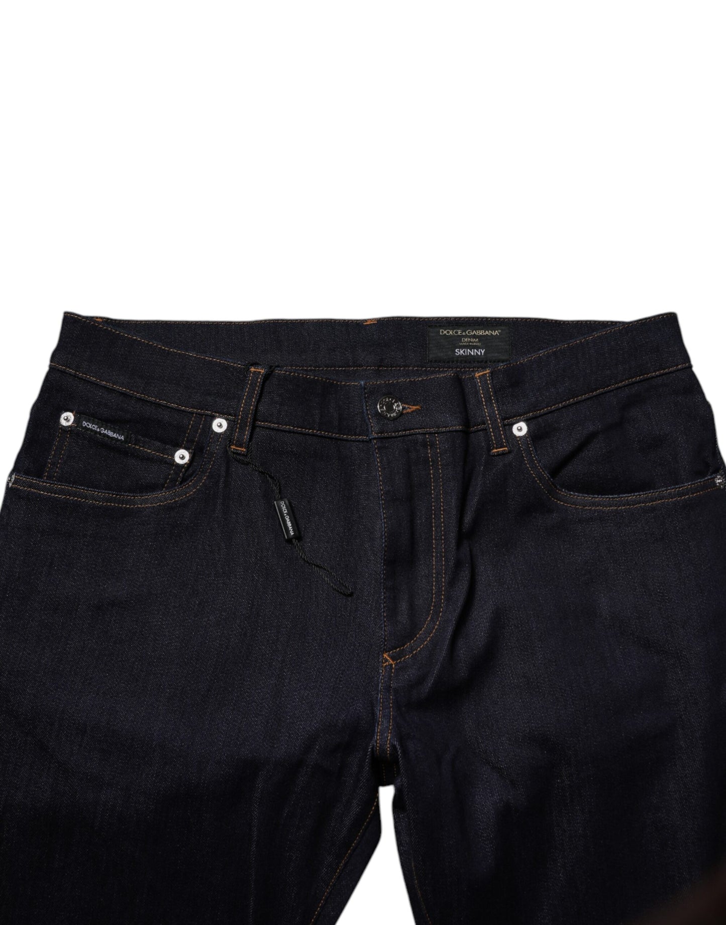 Dolce & Gabbana Schwarze Skinny-Jeans aus Baumwollstretch für Herren