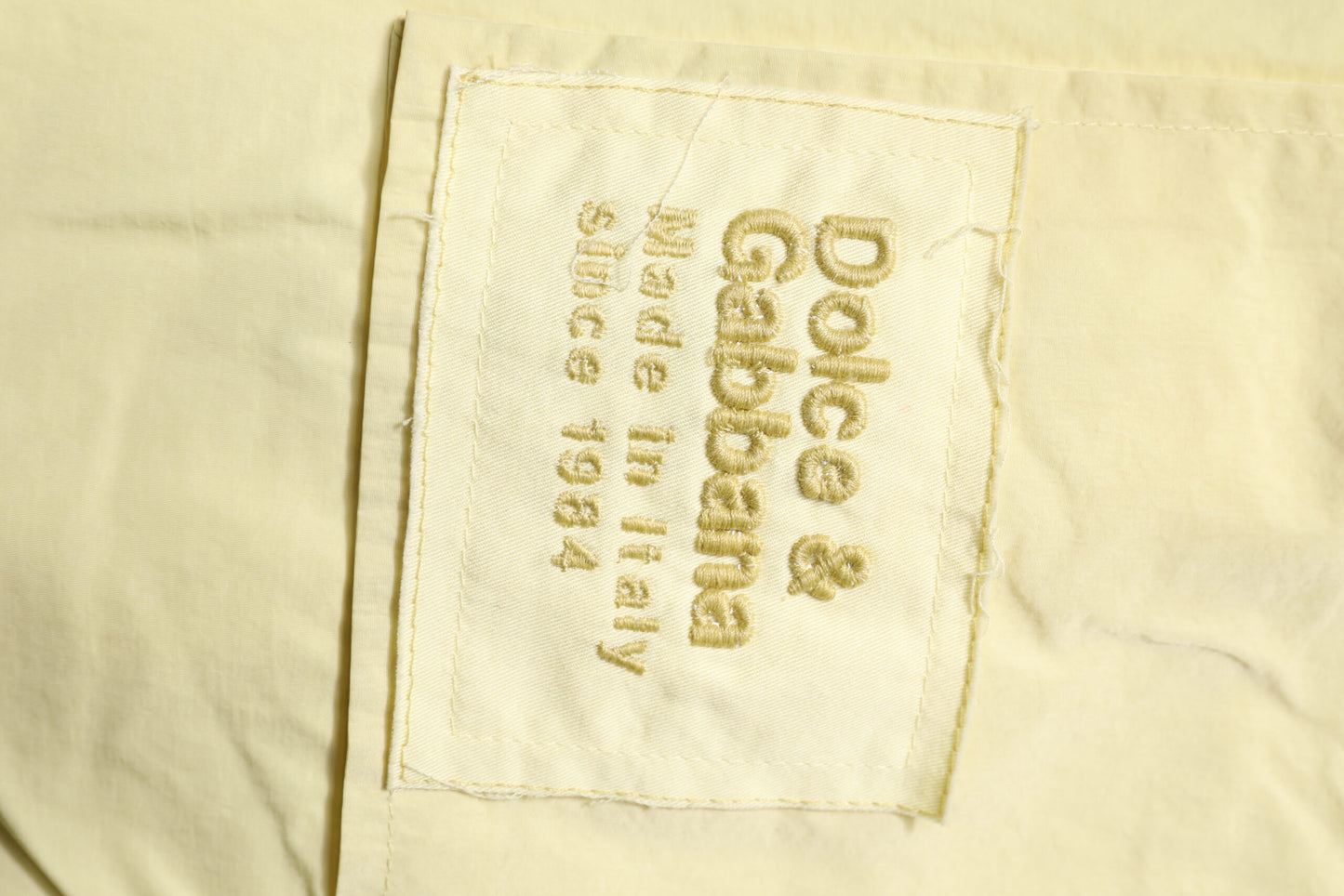 Dolce & Gabbana Gelbe Cargo-Jogginghose aus Nylon für Herren