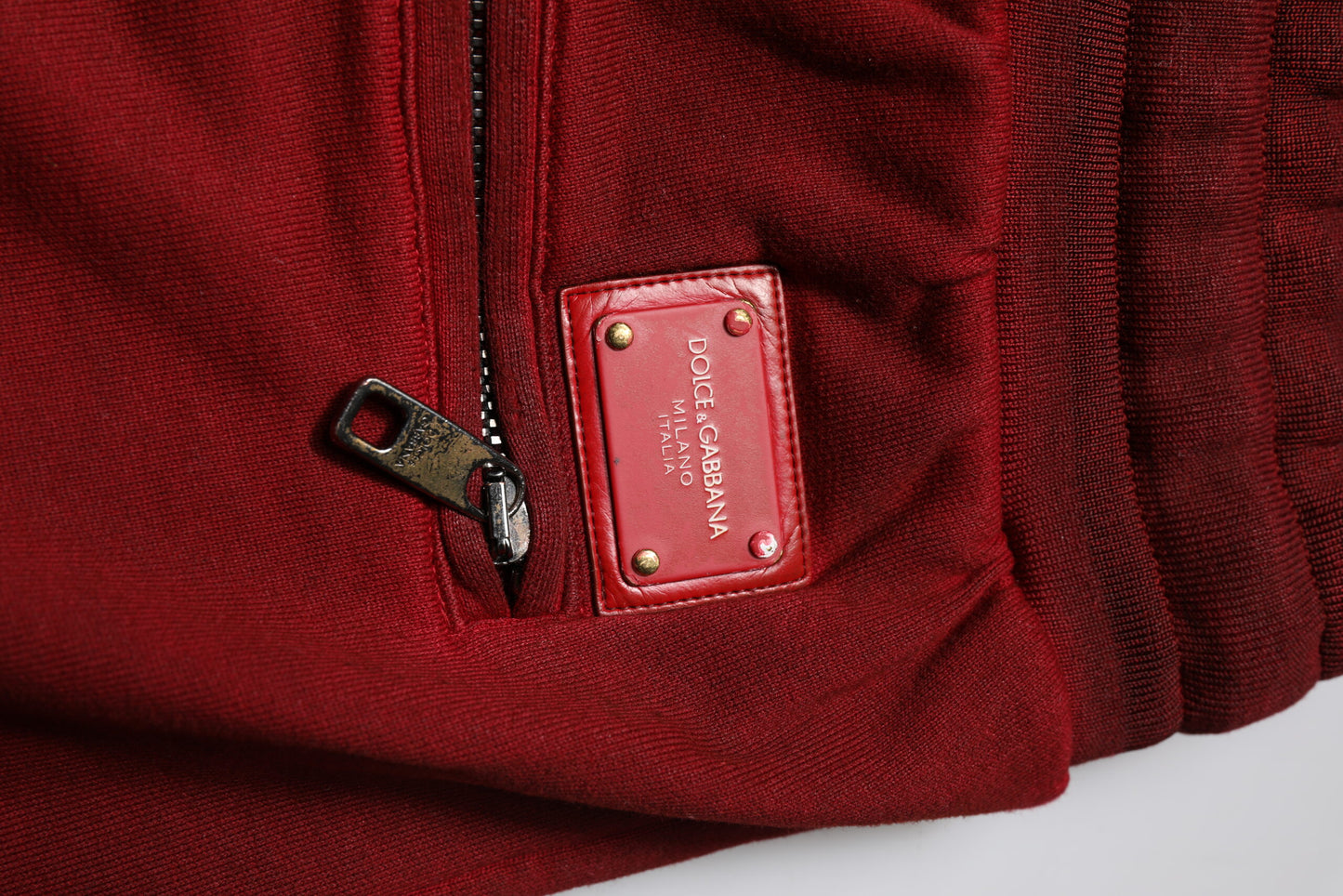 Dolce & Gabbana Bordeaux Baumwolle Bermuda Herren Sweatshorts Shorts