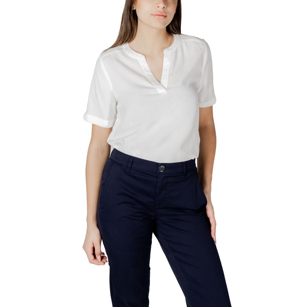 Street One White Viscose Blouse