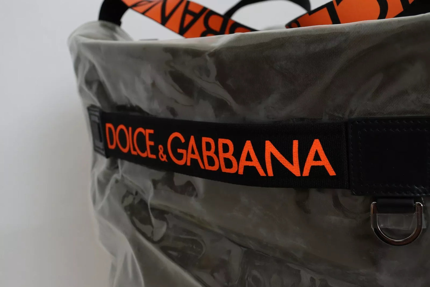 Dolce & Gabbana – Grüne, übergroße Tragetasche aus Kunststoff im Fashion Expression-Stil