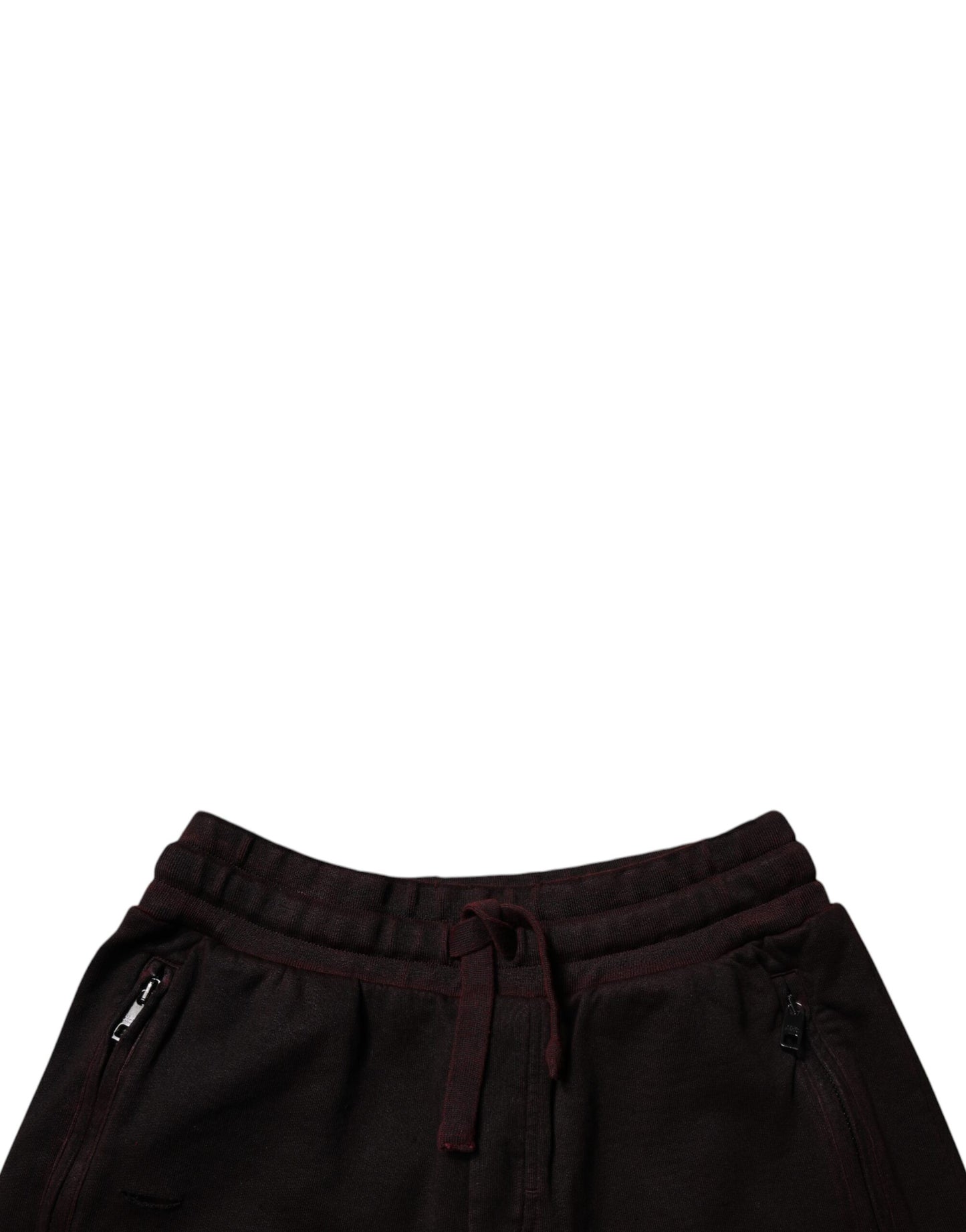 Dolce & Gabbana Kastanienbraune Baumwoll-Sweatshorts Herren Bermudashorts