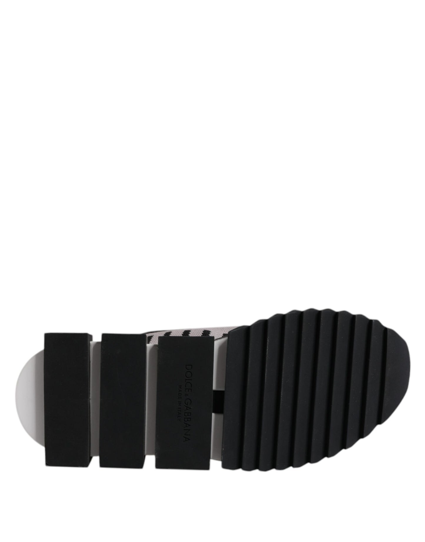 Dolce & Gabbana Schwarz Grau Sorrento Socken Frauen Sneakers Schuhe