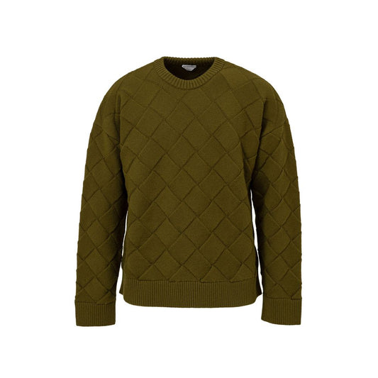 Bottega Veneta Grünes Woll-Sweatshirt