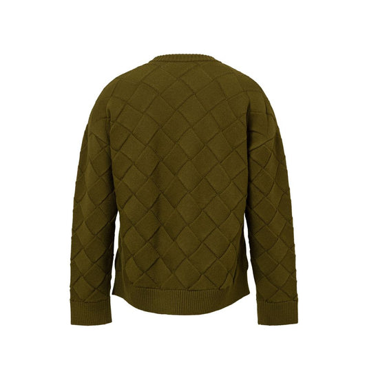 Bottega Veneta Grünes Woll-Sweatshirt
