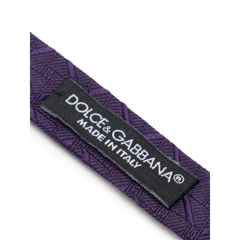 Dolce & Gabbana Lila Seidenfliege