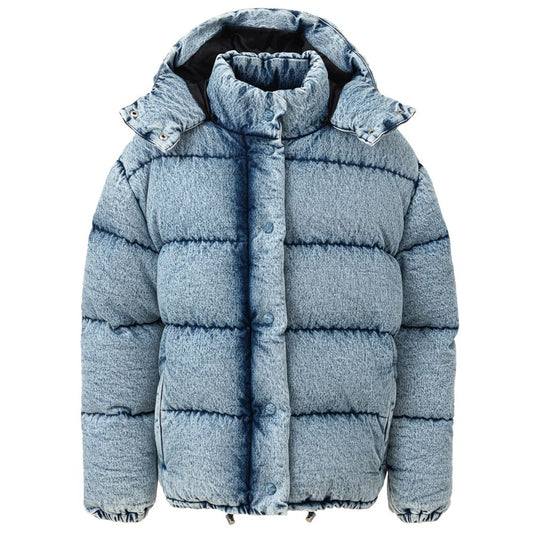 Miu Miu Mantel aus blauem Polyester