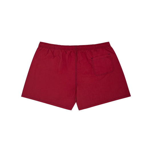 Malo rote Polyester-Badeshorts